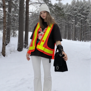 LED조끼(01-주황/형광)