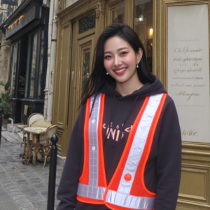 LED조끼(01-주황/백색)